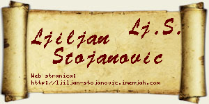 Ljiljan Stojanović vizit kartica
